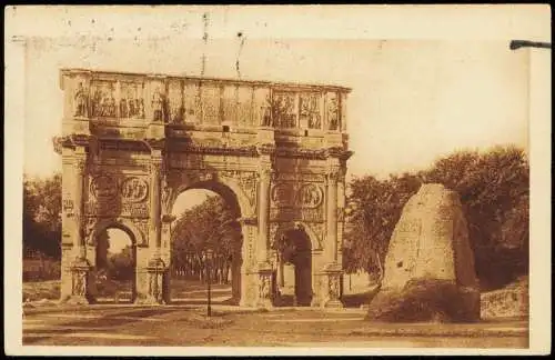 Cartolina Rom Roma Arco di Constantino 1927  Italien Italia