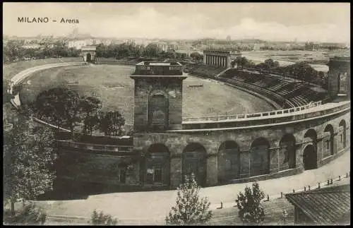 Cartolina Mailand Milano Arena Stadion 1912