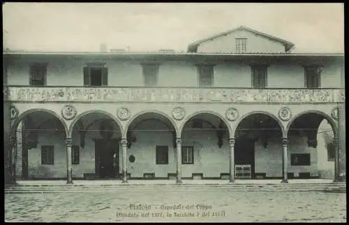 Cartolina Pistoia Ospedale del Ceppo 1915