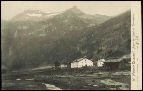 Ansichtskarte Matrei am Brenner Partie mit Rippler's Tauernhaus. 1907