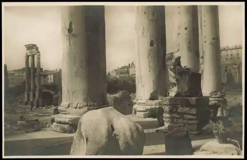 Rom Roma Foro Romano preso dal Tempio di Antonino e Faustino 1930