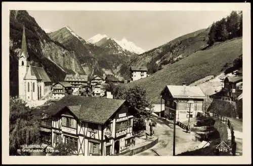 Ansichtskarte Heiligenblut am Großglockner Straßenpartie - Restaurant 1931