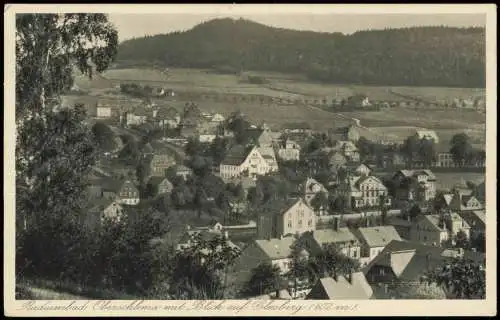 Ansichtskarte Oberschlema-Bad Schlema Blick auf die Stadt Erzgebirge 1932