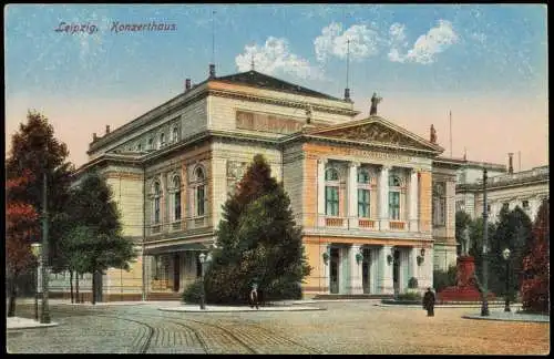 Ansichtskarte Leipzig Konzerthaus 1914