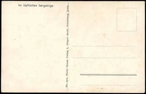 Bad Schwarzbach-Bad Flinsberg   Świeradów-Zdrój Blick nach der Tafelfichte 1914