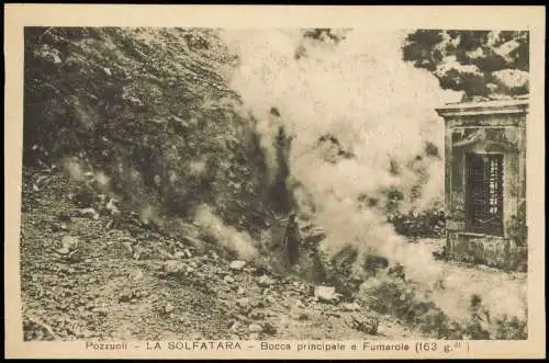 Pozzuoli LA SOLFATARA Bocca principale e Fumarole (163 g.di) 1928