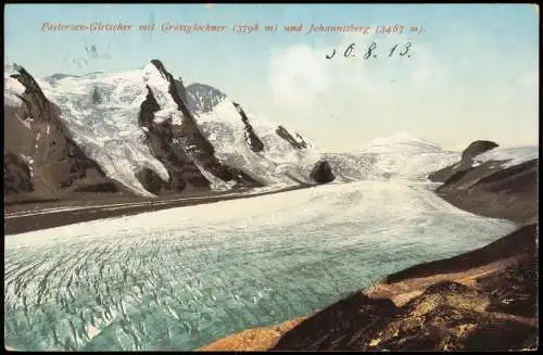 Zell am See Pasterzen-Gletscher Grossglockner und Johannisberg - Glacier 1910