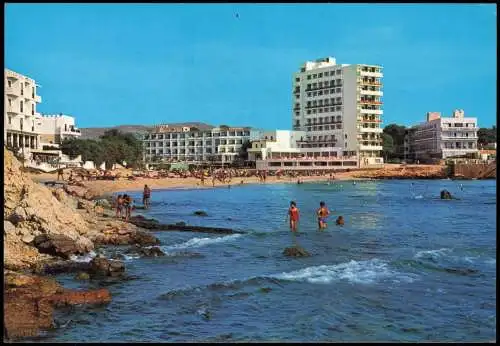 Postale Cala Ratjada Playa Son Moll 1983