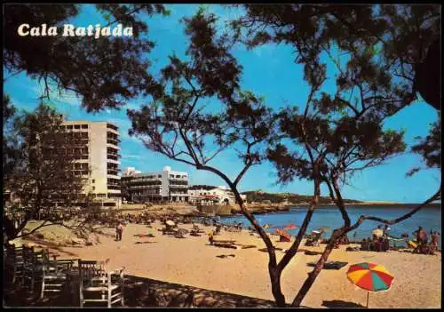 Postale Cala Ratjada Playa de Son Moll 1983