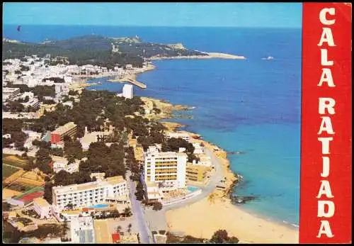 Postale Cala Ratjada Luftbild 1983