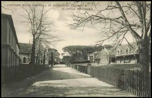 Postcard Wynberg-Kapstadt Kaapstad Convent Road 1912  Southafrica Südafrika