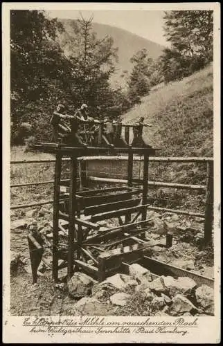 Ansichtskarte Bad Harzburg Waldgasthaus Sennhütte - Mühle 1933