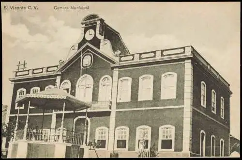 Postcard São Vicente (Kap Verde) Camara Municipal 1918