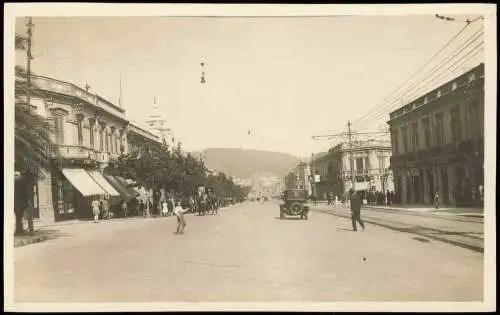 Cartolina Messina Straßenpartie 1929  Sizilien Sicilia