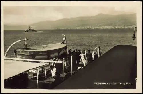 Cartolina Messina 2 Dal Ferry Boat 1929  Sicilia Sizilien