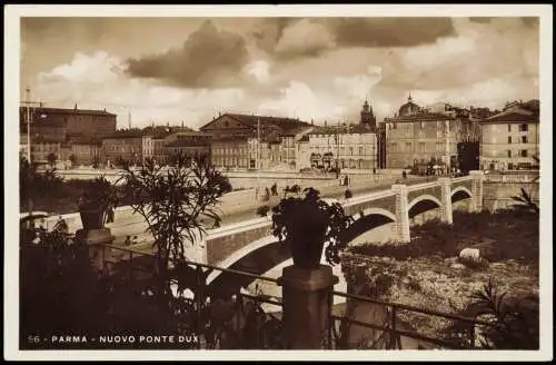 Cartolina Parma NUOVO PONTE DUX 1930