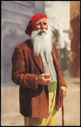 Cartolina .Italien Italia Typen Trachten Capri Costume - Spadaro Mann 1914