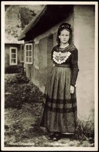 Ansichtskarte  Trachten Typen Friesische Landestracht Nordfriesland Frau 1931