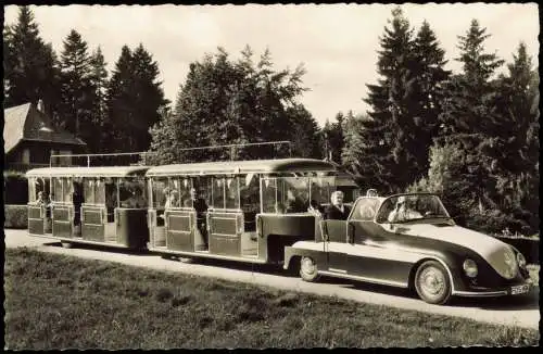 Ansichtskarte Freudenstadt Kurbähnle auf dem Kienberg 1963