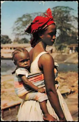 Senegal Typen Afrika L'AFRIQUE EN COULEURS AFRICA PICTURES 1963  Maschinenmarke