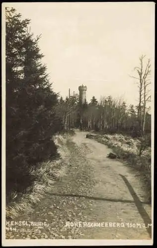 Tetschen-Bodenbach Decín Hoher Schneeberg Děčínský Sněžník 1929