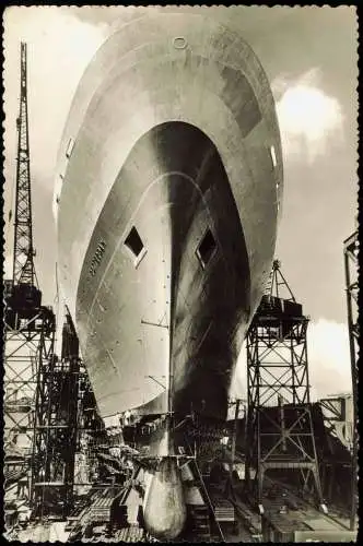 Postkaart Rotterdam Rotterdam Hafen Rotterdamsche Droogdok Mij 1960