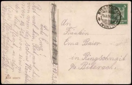 Ansichtskarte  Künstlerkarte Frau im Medaillon Rosen 1926 Silberrand