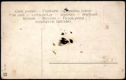 Scherzkarten: Alkohol, Trinkerei Feiernde Lustige aus Menzing 1914