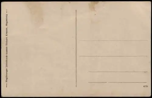 Künstlerkarte Mode Kleidung schöne junge Frau im Minikleid 1918