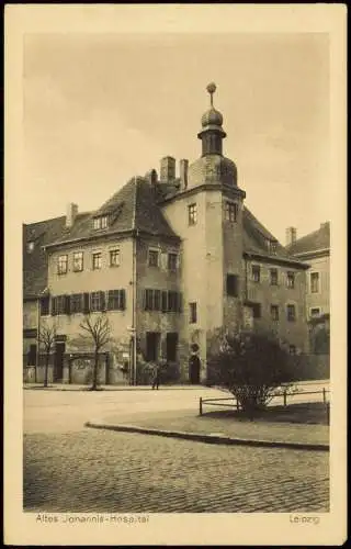 Ansichtskarte Leipzig Altes Johannis-Hospital 1928