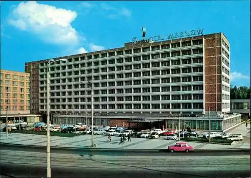 Ansichtskarte Warnemünde-Rostock InterHotel Warnow 1985