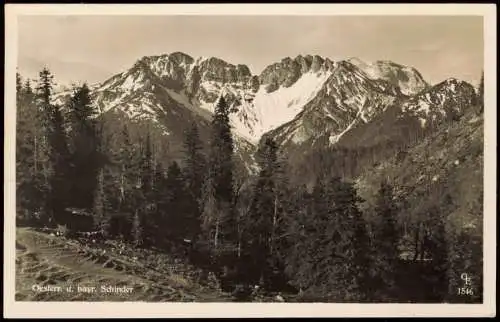 Spitzingsee-Schliersee Oesterr. u. bayr. Schinder - Fotokarte 1960