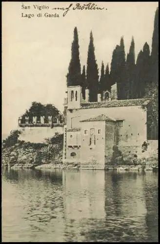 Cartolina Garda San Vigilio Gardasee Lago di Garda 1911