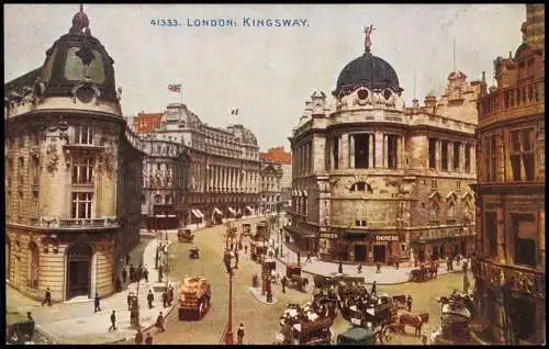 Postcard London Kingsway 1918