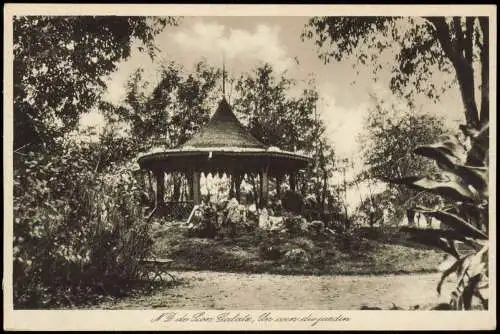 Ansichtskarte Sion/Sitten Galatz, Un coin du jardin 1924