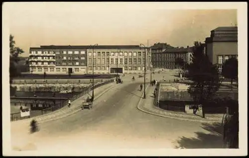 Postcard Königgrätz Hradec Králové Straßenszene 1939