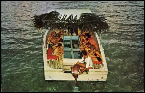 Postcard Jamaika (Allgemein) Jamaica Boat Montego Bay 1978