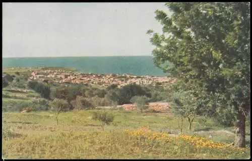 Postcard Haifa Blick auf die Stadt 1918