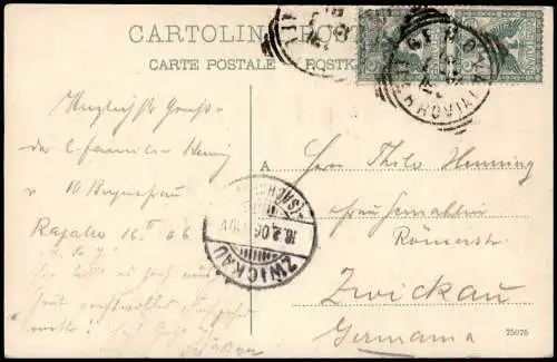 Cartolina Rapallo Riviera di Levante, IL Porto 1906