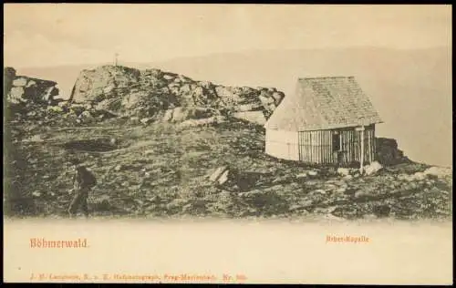 Ansichtskarte Arber (Bayr. Wald) Böhmerwald. Arber Kapelle 1906