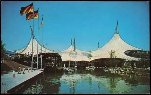 Postcard Montreal EXPO 1967 LE PAVILLON DE L'ALLEMAGNE 1967