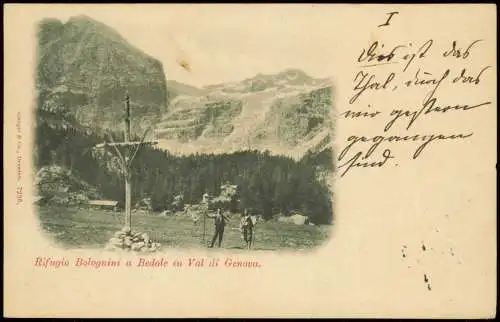 .Trentino-Südtirol Rifugio Bolognini a Bedole in Val di Genova 1897