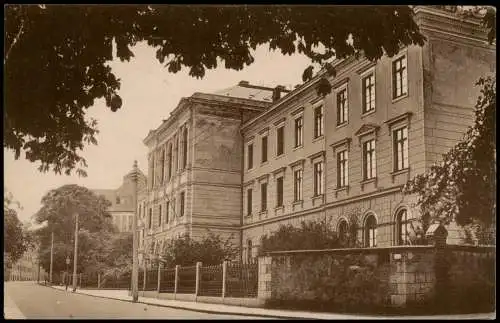 Ansichtskarte Freiberg (Sachsen) Gymnasium Albertinum. 1919