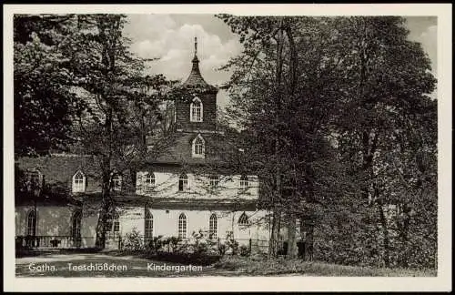 Ansichtskarte Gotha Teeschlößchen Kindergarten 1959