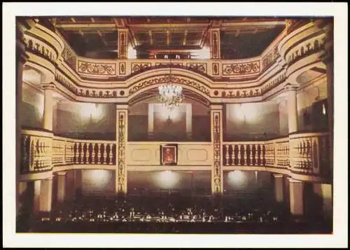 Ansichtskarte Gotha Ekhoftheater - Saal 1960