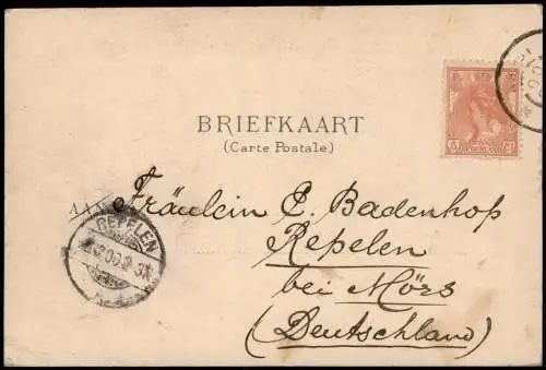 Postkaart Amsterdam Amsterdam Rokin 1900