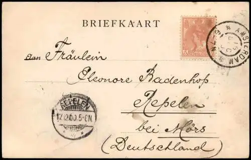 Postkaart Amsterdam Amsterdam Warmoesstraat 1900