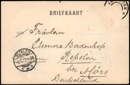 Postkaart Amsterdam Amsterdam Montelbaanstoren 1905