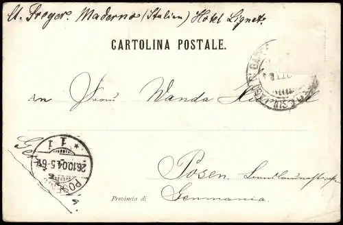 Cartolina Fasano Lago di Garda - Gardasee 1904