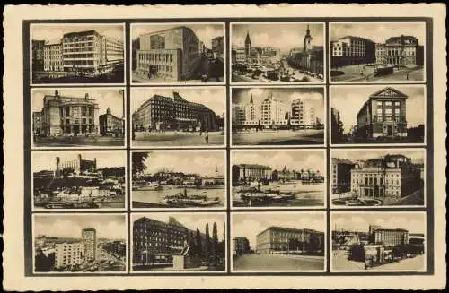 Postcard Pressburg Bratislava Mehrbild AK Stadtansichten 1943